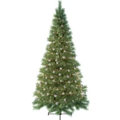 2in1 LED-lyskæde, frosty sølv, 370 LED’er