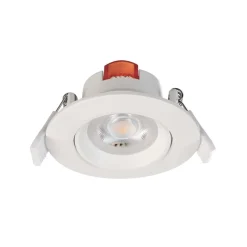 Indbygget loftlampe med LED SMD 68 230V hvid, 3.000 K