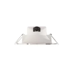 Indbygget loftlampe med LED Acrux, Ø 11 cm, sølvfarvet mat, CCT