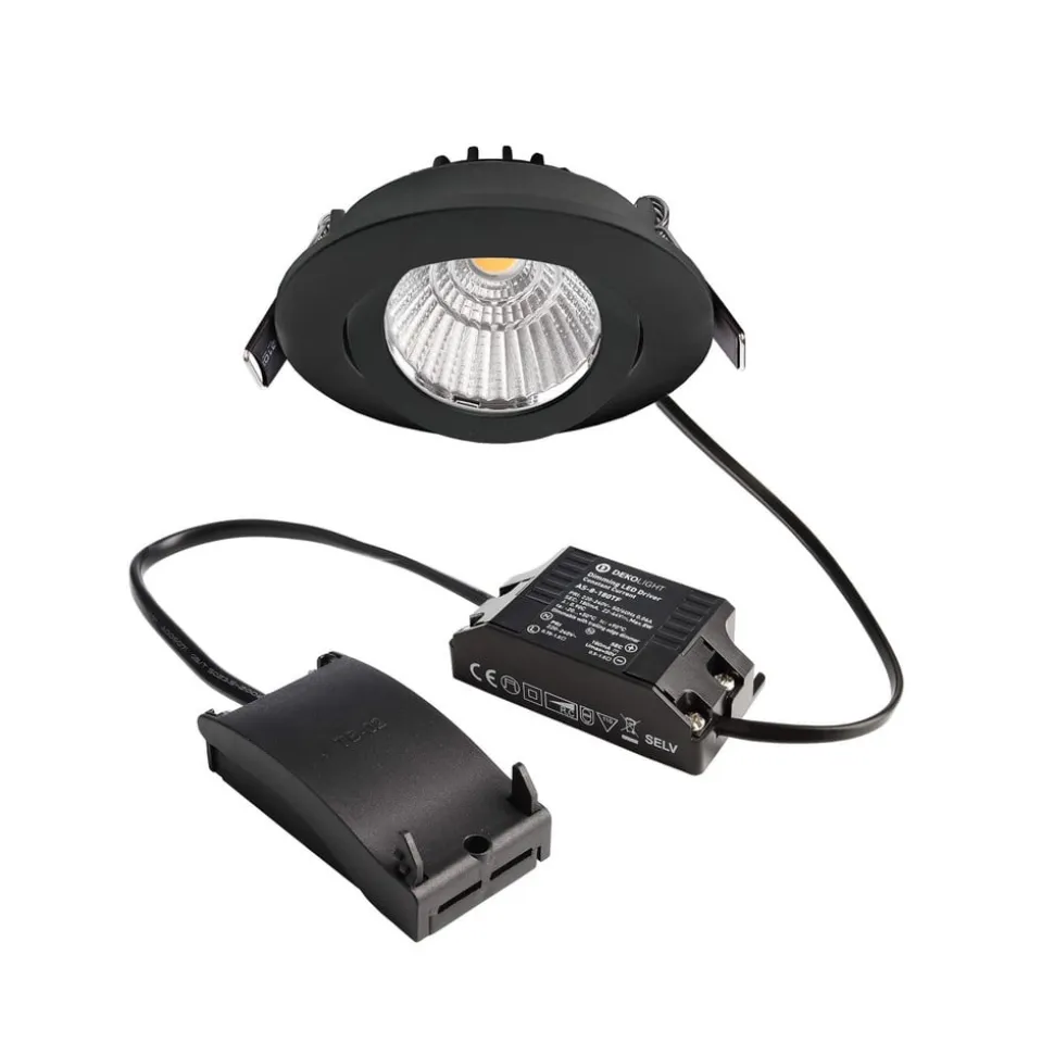 Indbygget spotlight med LED Dione 4.000 K sort