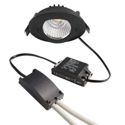 Indbygget spotlight med LED Dione 4.000 K sort
