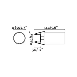 Indbygningsspot Stan, hvid, aluminium, Ø 6 cm