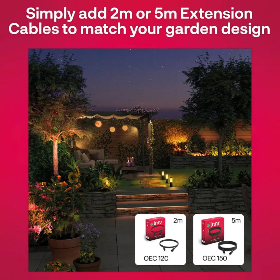 Innr Smart Outdoor Globe Colour LED-kugle, indsats