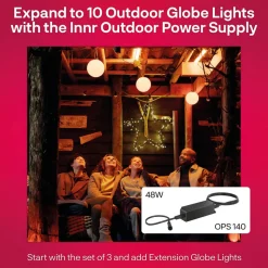 Innr Smart Outdoor Globe Colour LED-kugle, indsats