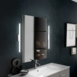 Irene LED-spejllampe, rund, bredde 50 cm