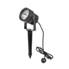 Irina udendørs LED-spot, jordspyd, stik, grå, metal