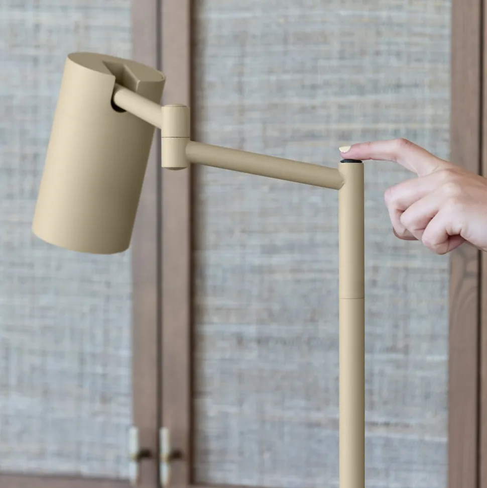 IT'S ABOUT ROMI Gulvlampe Bilbao, beige, højde 154 cm