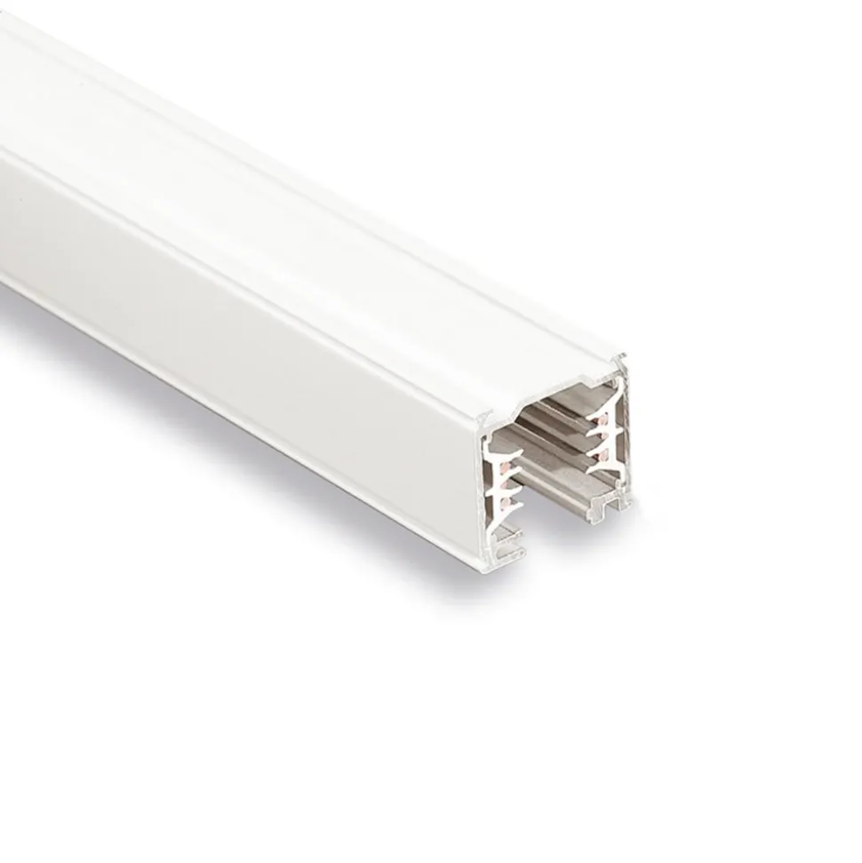Ivela 3-fase skinne LKM QUADRO DALI, hvid, 300 cm