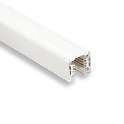 Ivela 3-fase skinne LKM QUADRO DALI, hvid, 400 cm