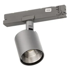 Ivela LED-skinnespot Perfetto Puro, 3-faset sølv 930