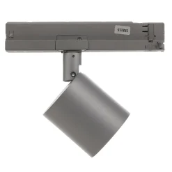 Ivela LED-skinnespot Perfetto Puro, 3-faset sølv 930