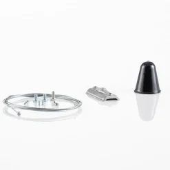 Ivela LKM rebophæng 200 cm, plade 6 cm, sort