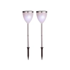 JANNIK dekorativ LED-solcellelampe, sæt m. 2 stk.