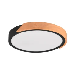 Jano LED-loftlampe, Ø 31,5 cm, 3.000 K, sort