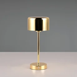 Jeff LED-bordlampe, messing, højde 30 cm, metal