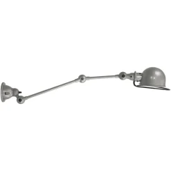 Jieldé Loft D4251 væglampe, leddelt arm, grå