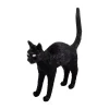 Jobby The Cat deko LED-bordlampe, sort
