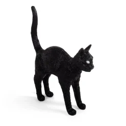 Jobby The Cat deko LED-bordlampe, sort