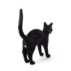 Jobby The Cat deko LED-bordlampe, sort