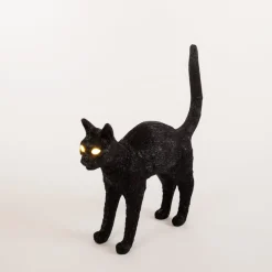 Jobby The Cat deko LED-bordlampe, sort