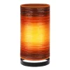 Julie bordlampe med trådomvikling, orange