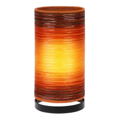 Julie bordlampe med trådomvikling, orange