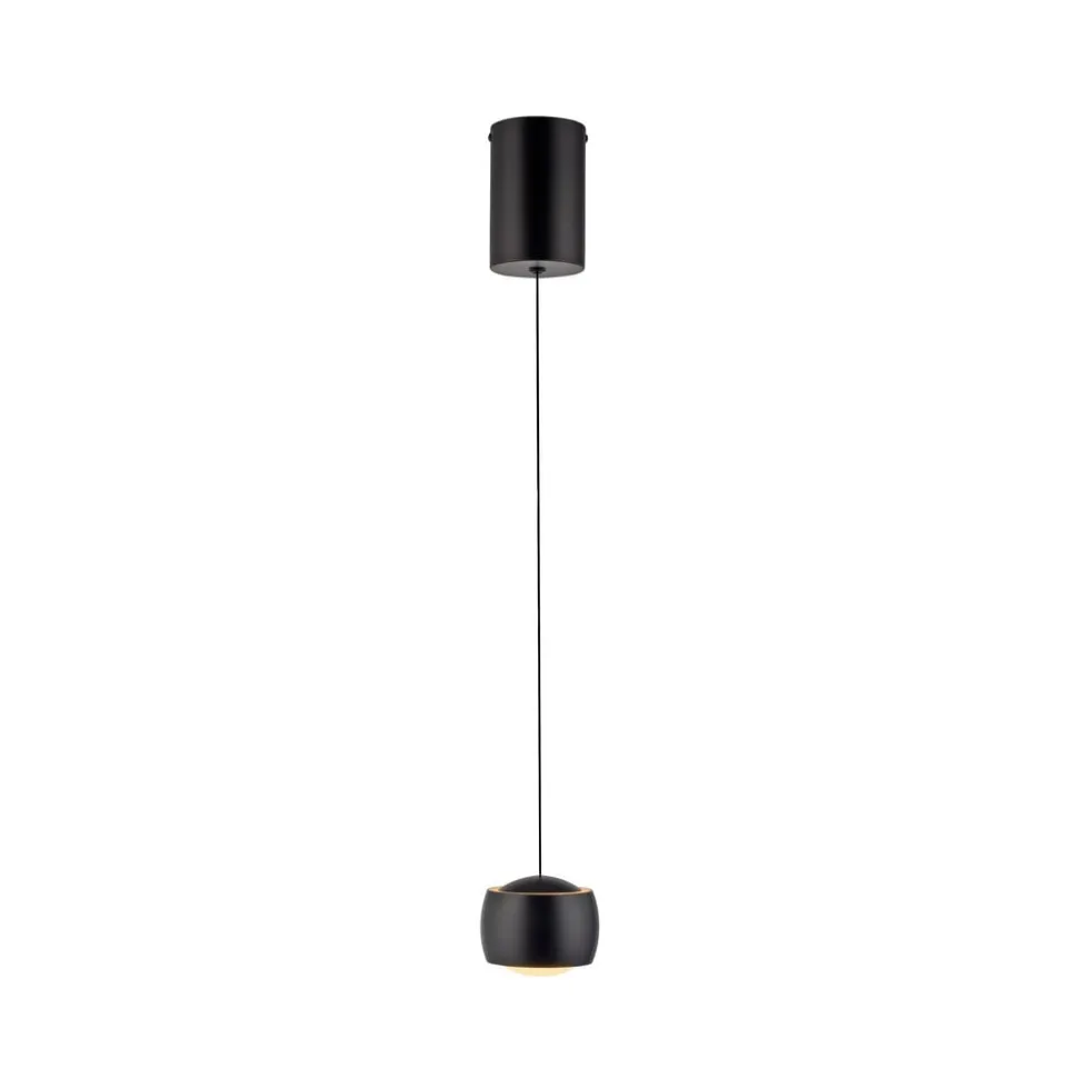 JUST LIGHT. LED-hængelampe Ballini, sort, Switchmo