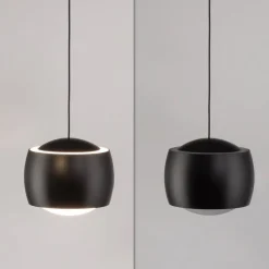 JUST LIGHT. LED-hængelampe Ballini, sort, Switchmo