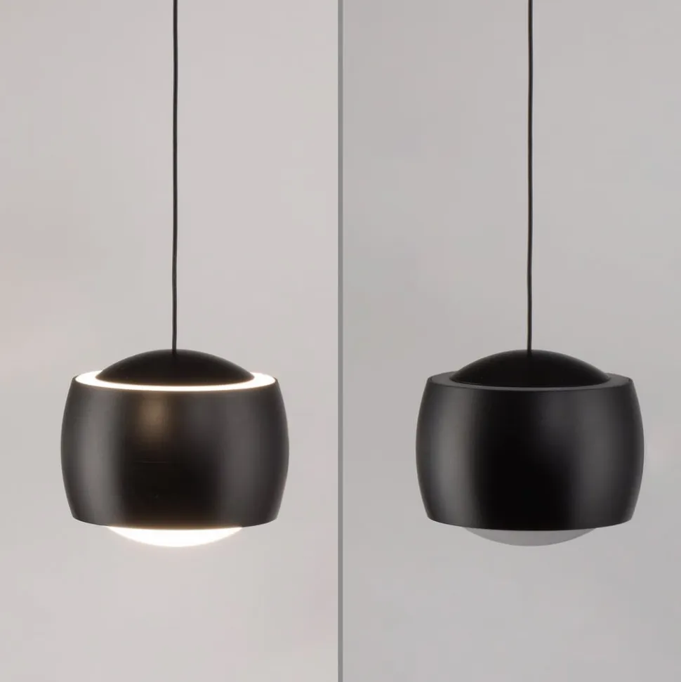 JUST LIGHT. LED-hængelampe Ballini, sort, Switchmo