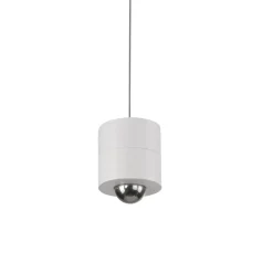JUST LIGHT. LED-hængelampe med batteri, hvid, jern