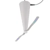 JUST LIGHT. Swat fluepiskeris, batteridrevet, hvid