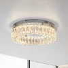 JUST LYS. Kulunka loftlampe, jern, krystalglas