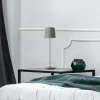Kaami LED-bordlampe, dæmpbar, grå mat