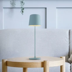 Kaami LED-bordlampe, dæmpbar, lyseblå