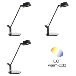 Kaila LED-skrivebordslampe, sort