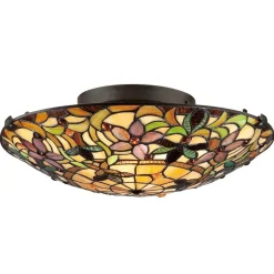 Kami loftlampe i Tiffany-stil