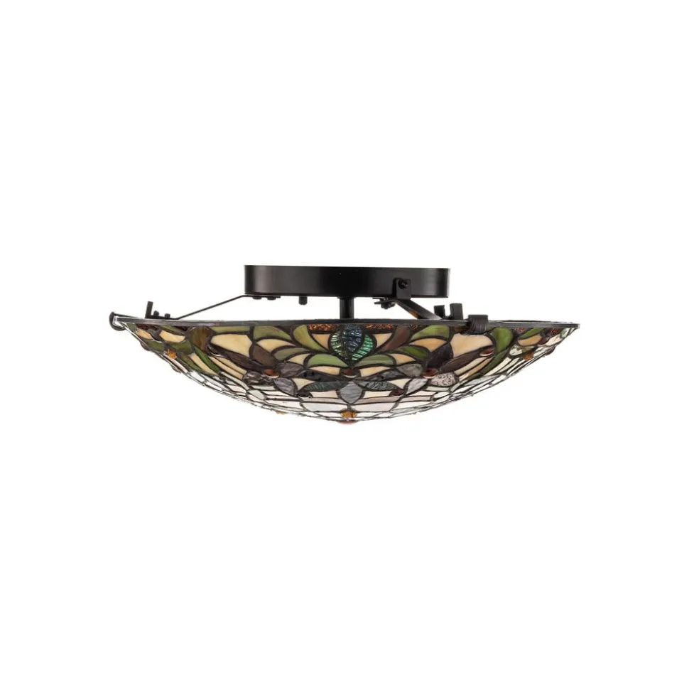 Kami loftlampe i Tiffany-stil