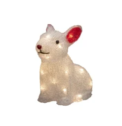 Kanin LED-lysfigur, batteridrevet