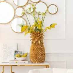 KARE Ananas dekorativ vase, højde 50 cm, polyresin, håndlavet