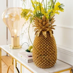 KARE Ananas dekorativ vase, højde 50 cm, polyresin, håndlavet