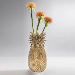 KARE Ananas dekorativ vase, højde 50 cm, polyresin, håndlavet
