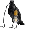 Kare Animal Crow bordlampe i form af en krage