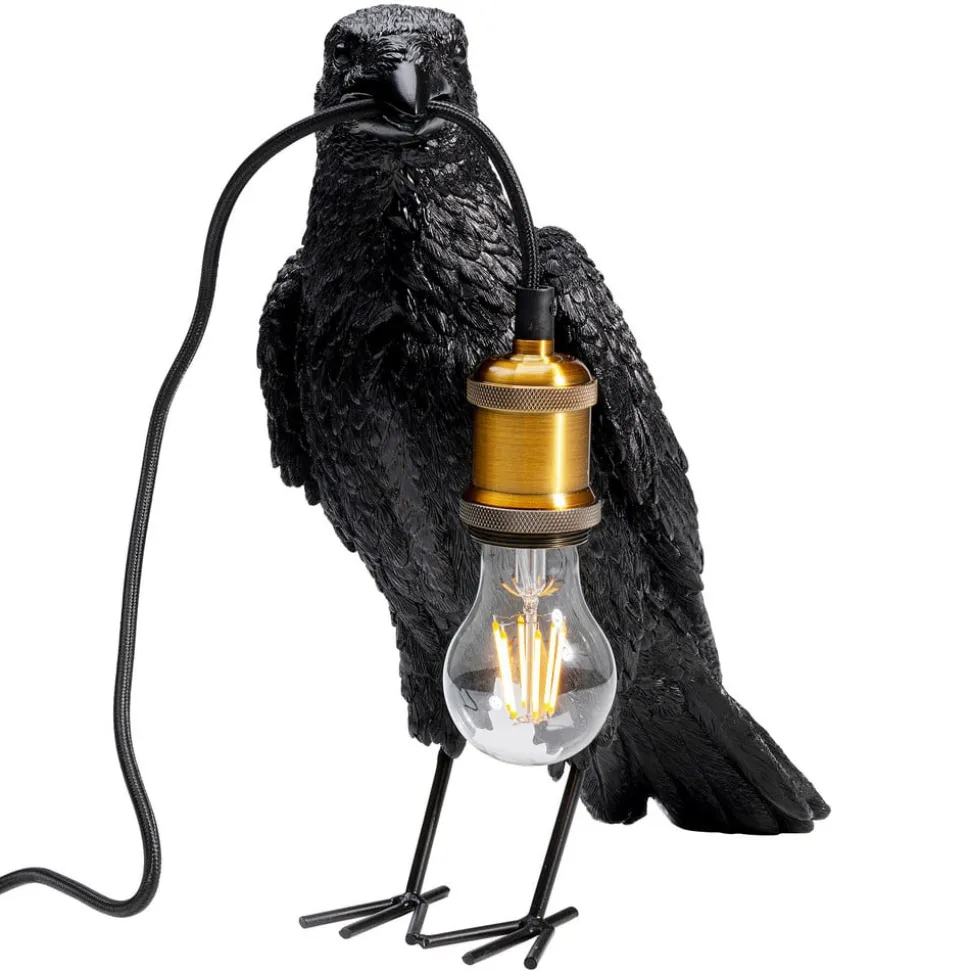 Kare Animal Crow bordlampe i form af en krage