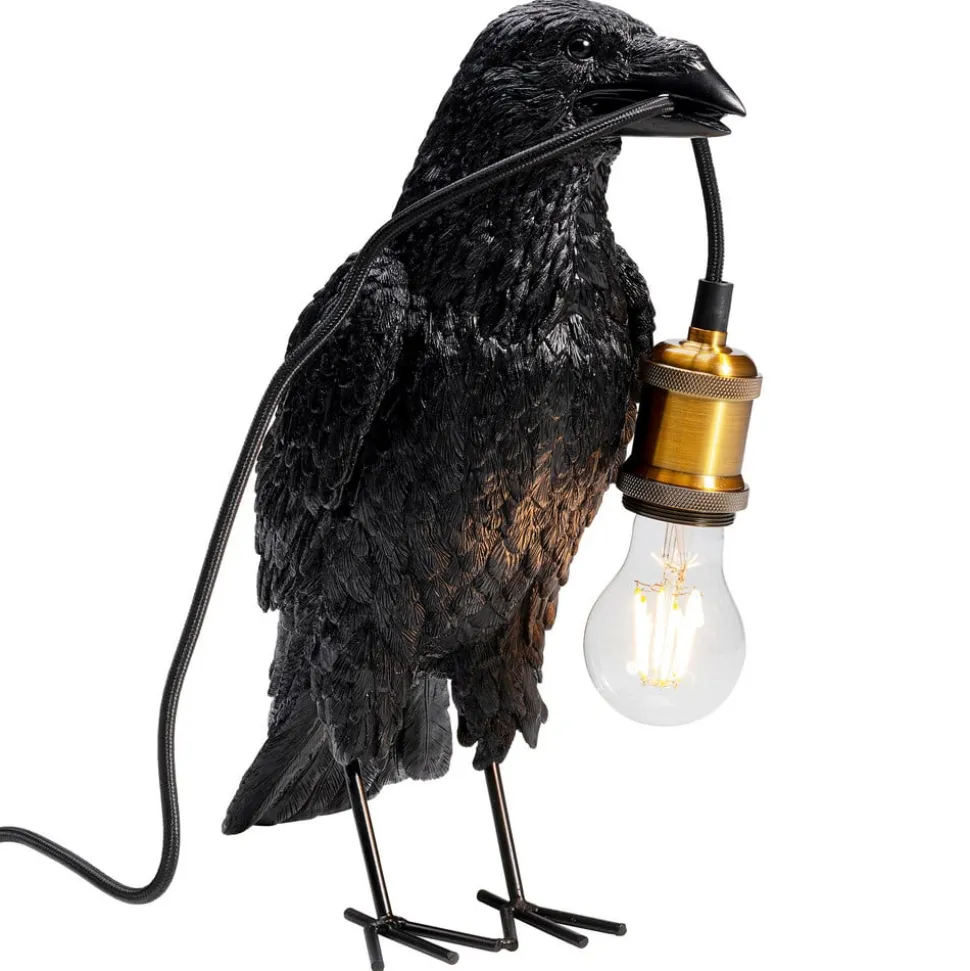 Kare Animal Crow bordlampe i form af en krage
