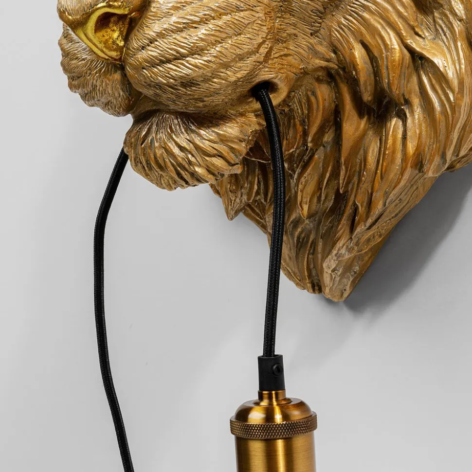 Kare Animal Tiger Head væglampe med stik