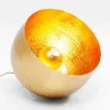 KARE Apollon bordlampe, mat guld, Ø 35 cm