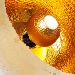 KARE Apollon bordlampe, mat guld, Ø 35 cm