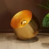 Kare Apollon gulvlampe, guld, Ø 50 cm
