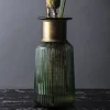 KARE Barfly-vase, grøn, glas, højde 30 cm, mundblæst