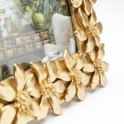 KARE billedramme Flower, 13 x 18 cm, polyresin, guldfarvet
